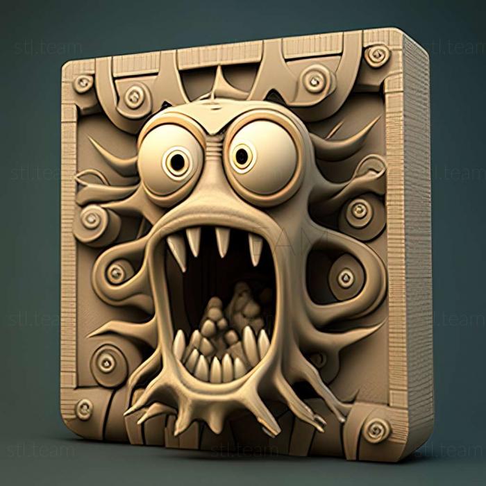 3D model Monsters vsAliens game (STL)